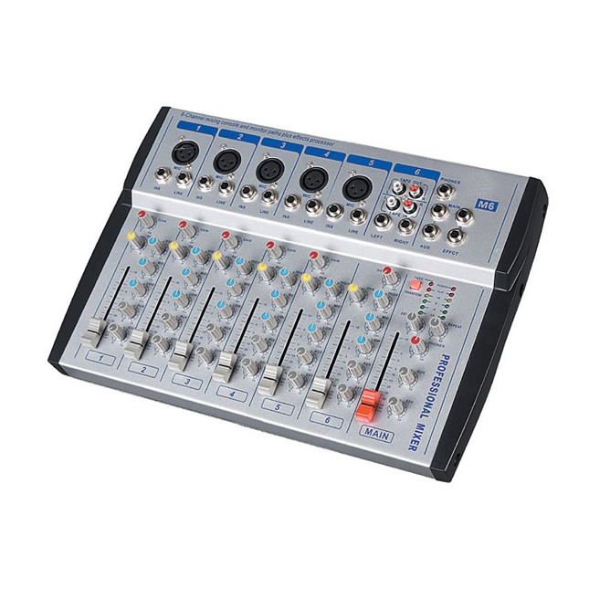 PUDON M6 便攜式6路小型調(diào)音臺(tái)